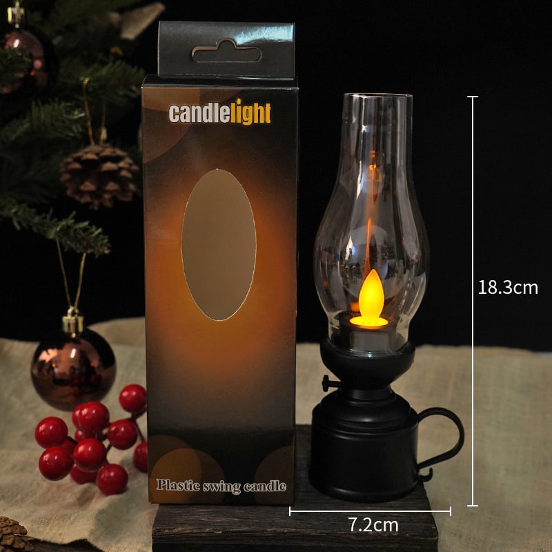 ON SALE🔥LED Vintage Kerosene Lamp Electronic Swing Candle