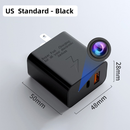 Charger Camera HD 1080P Nanny Cam Wall Outlet, Motion Detection