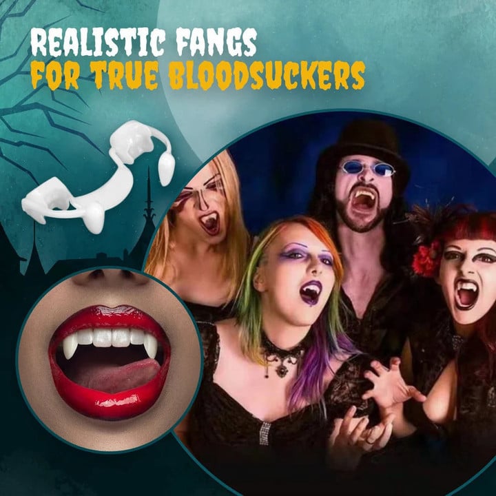 🧛‍♂️Early Halloween 50% OFF - Retractable Halloween Vampire Fangs🧛‍♂️