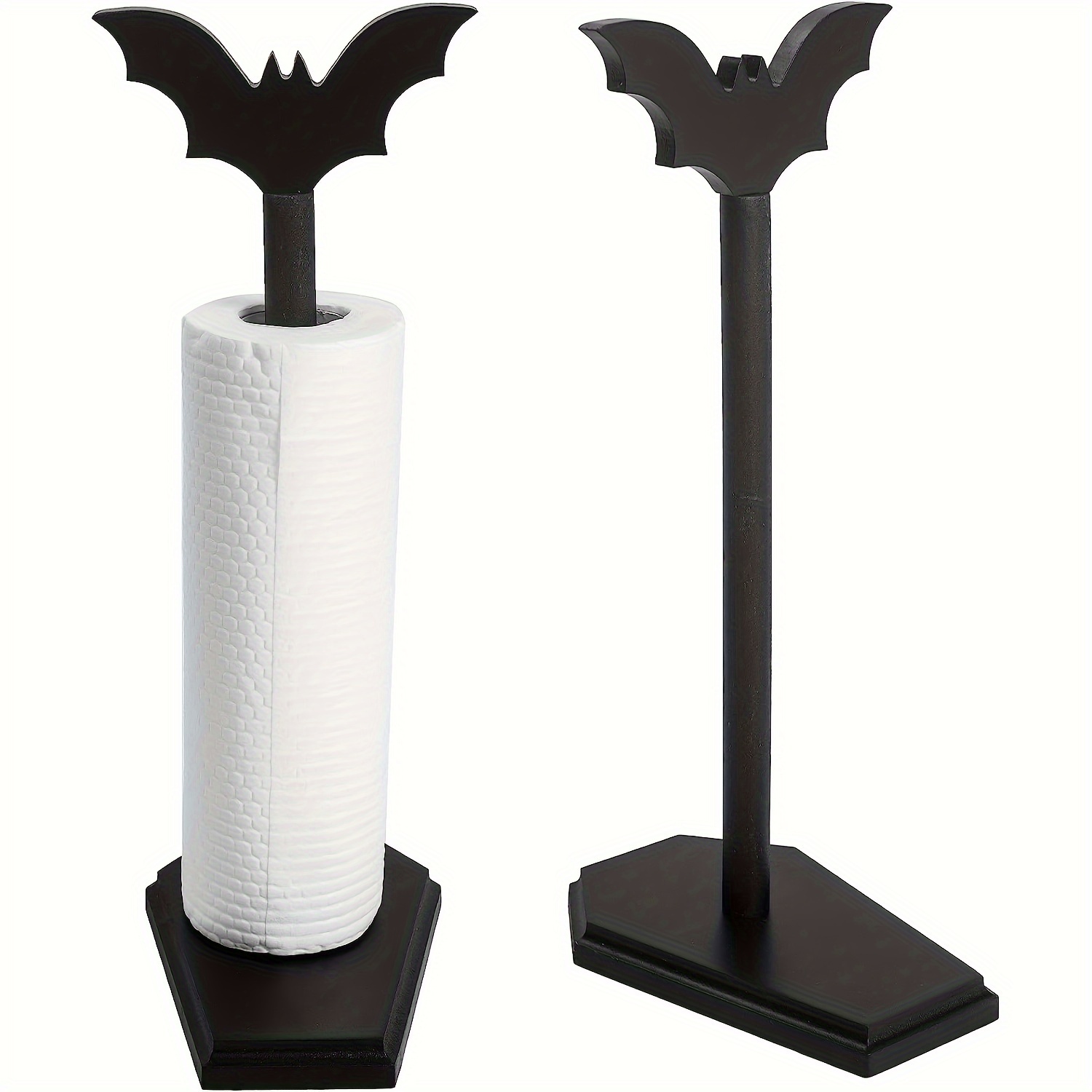 Bat Paper Towel Holder, Halloween Decor For Kitchen And Bathroom