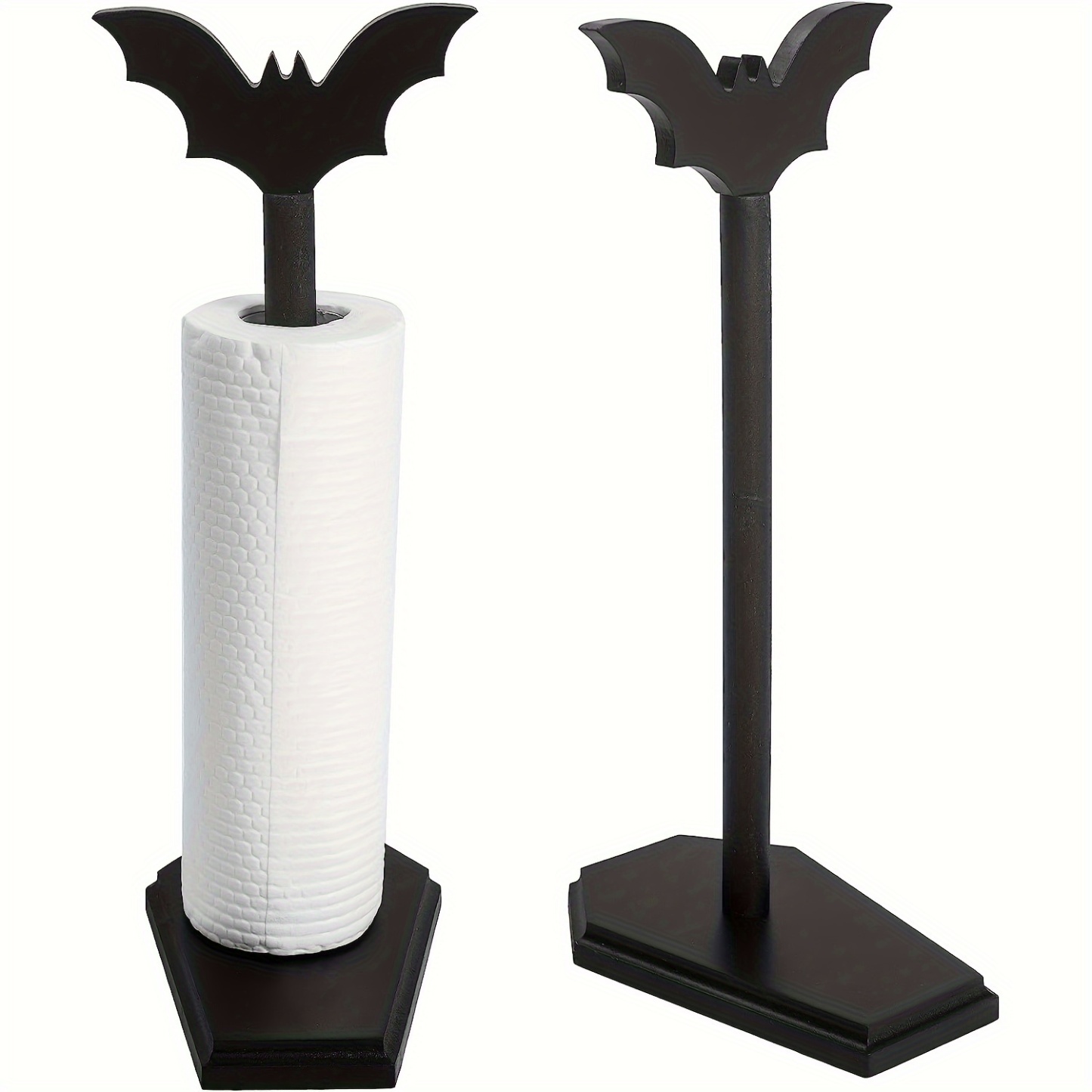 Bat Paper Towel Holder, Halloween Decor For Kitchen And Bathroom