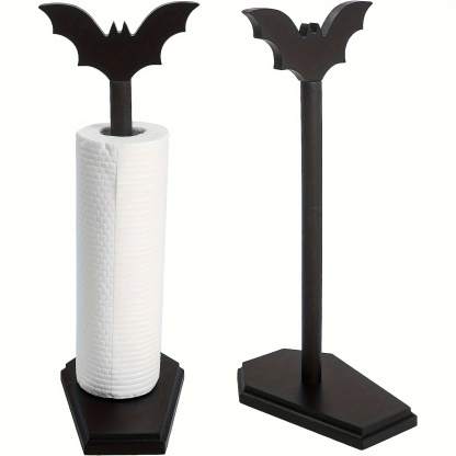 Bat Paper Towel Holder, Halloween Decor For Kitchen And Bathroom