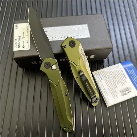 🔥Last Day Promotion -🔥-BM 9400 Automatic Kni-fe Green Aluminum (3.4