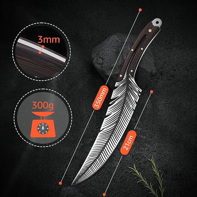 ❄🎄New Year's Special 2025⛄🔔Feather Boning Knife Forged Knife