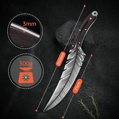 ❄🎄New Year's Special 2025⛄🔔Feather Boning Knife Forged Knife
