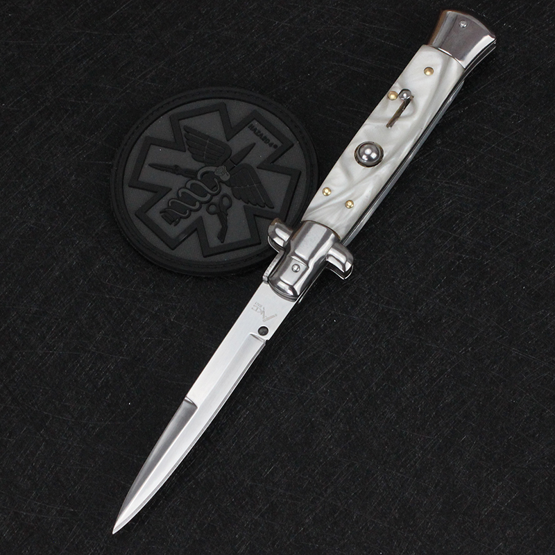 (🔥Last Day Promotion - 50%OFF) Handmade Old School Italian Stiletto Pocket Knife - Buy 2 Free Shipping