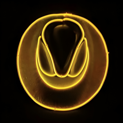 Neon LED Cowboy Hat