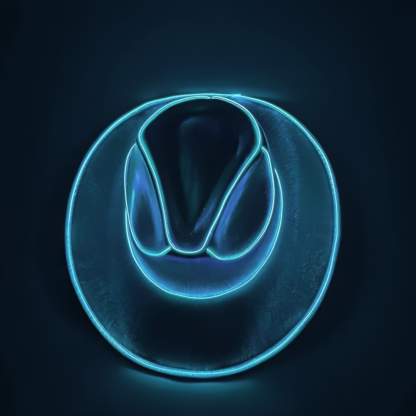Neon LED Cowboy Hat
