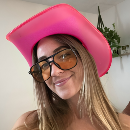 Neon LED Cowboy Hat