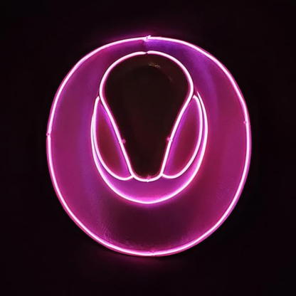 Neon LED Cowboy Hat