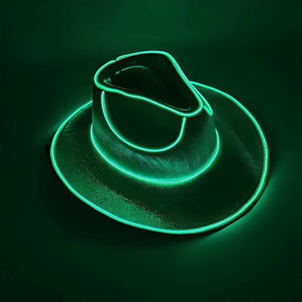 Neon LED Cowboy Hat