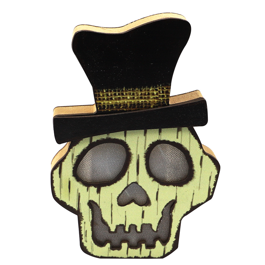 Halloween Handmade Pumpkin Head Light Up Ornaments