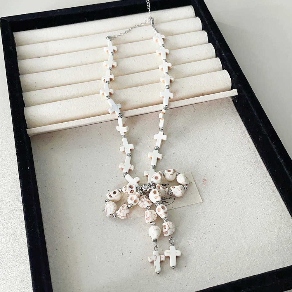 Star Pendant Skull Shell Necklace