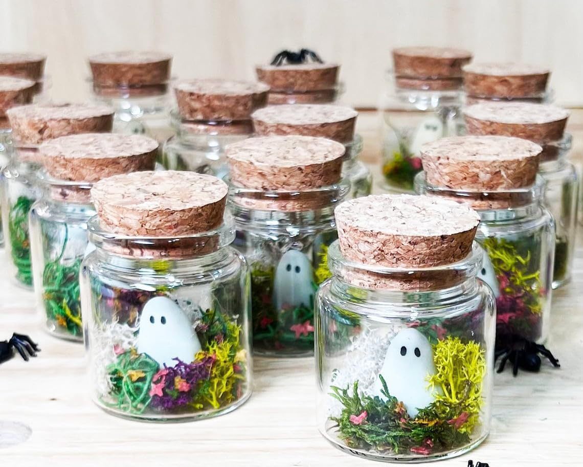 Pet Ghost in Bottle Halloween luminous pet ghost ornaments