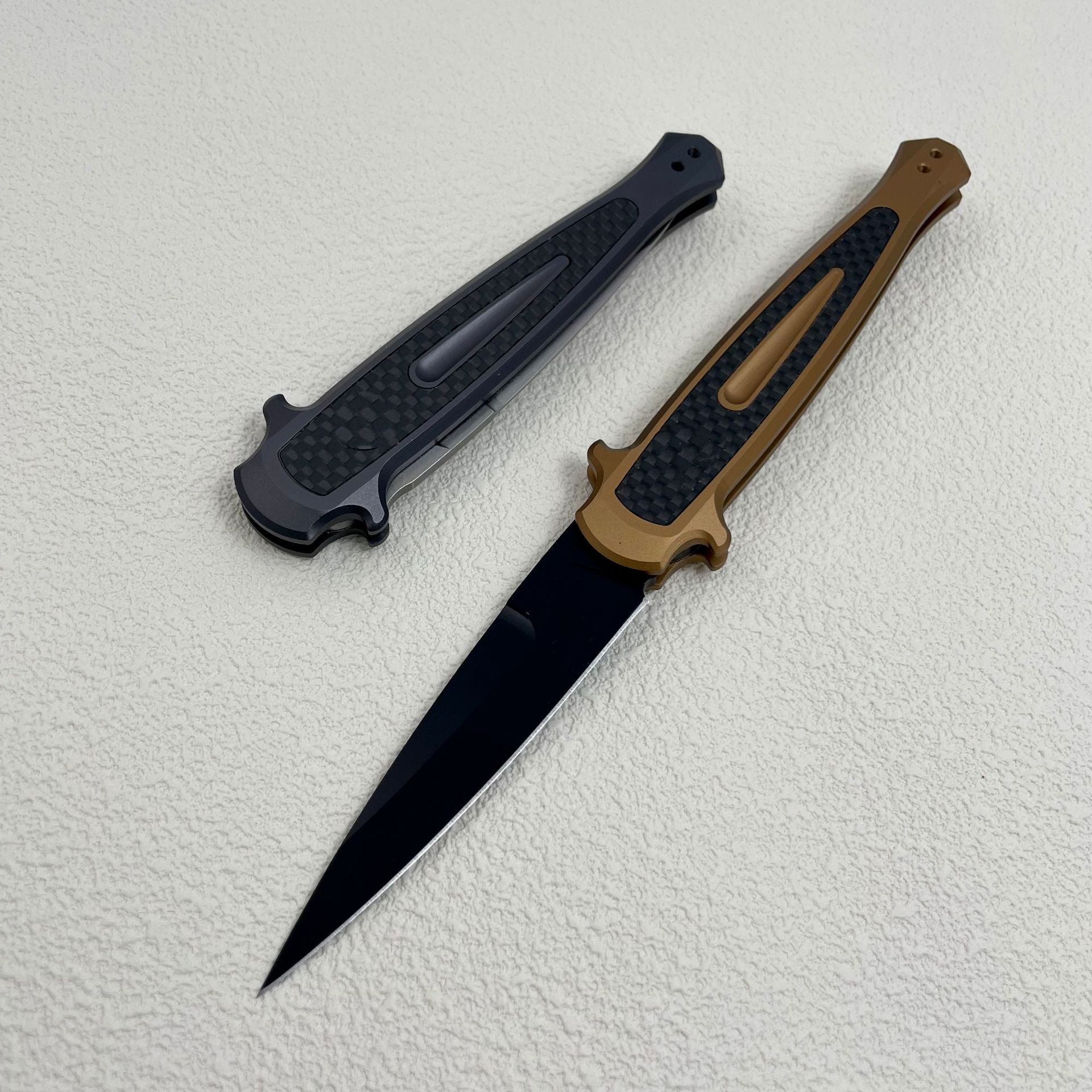 ⚡Clearance Sale 70% OFF丨KS Launch 8-Gray Aluminum/Carbon Fiber (3.5" Blk CPM-154) 7150GRYBLK