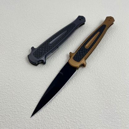 ⚡Clearance Sale 70% OFF丨KS Launch 8-Gray Aluminum/Carbon Fiber (3.5" Blk CPM-154) 7150GRYBLK
