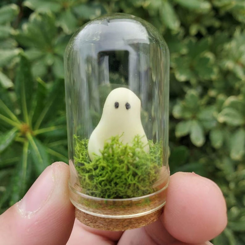 Pet Ghost in Bottle Halloween luminous pet ghost ornaments