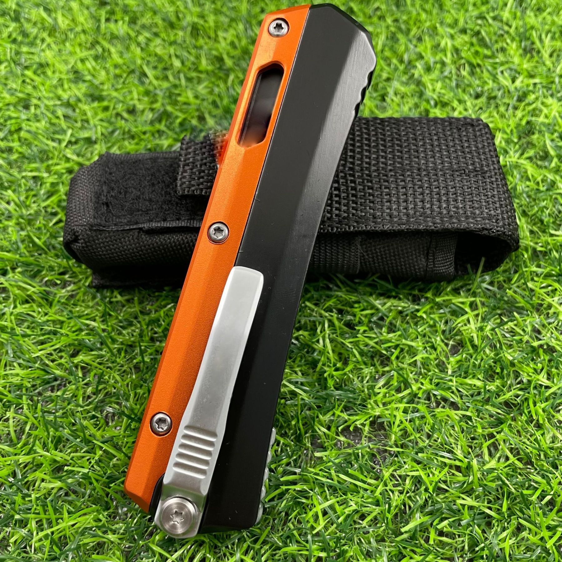 🔥Last Day Sale-Glykon OTF Automatic Knife Black Al + Ti (3.75