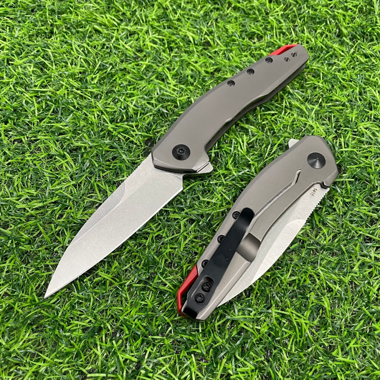 KS 1415 Starkey Ridge G10 ATS-34 Folding Linerlock Pocket Knife
