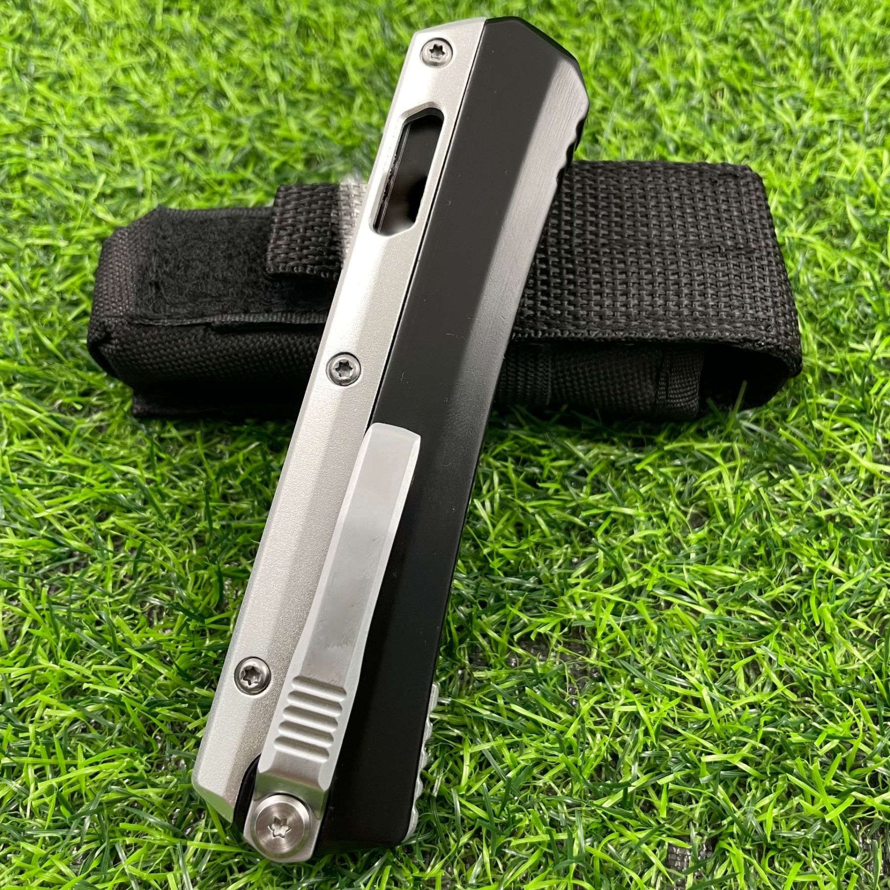 🔥Last Day Sale-Glykon OTF Automatic Knife Black Al + Ti (3.75