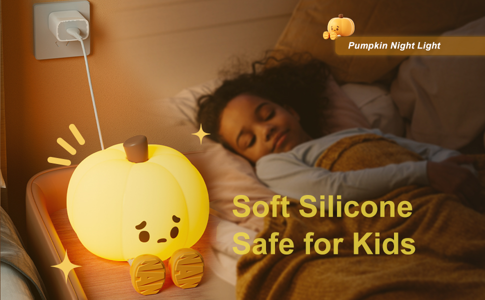 Pumpkin Night Light for kids