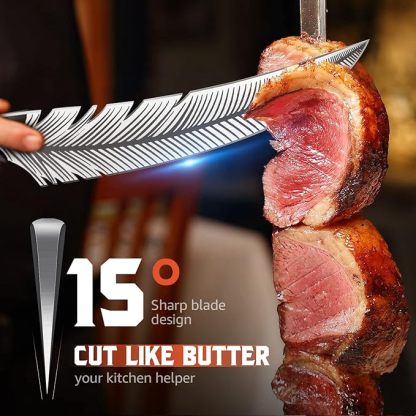 ❄🎄New Year's Special 2025⛄🔔Feather Boning Knife Forged Knife