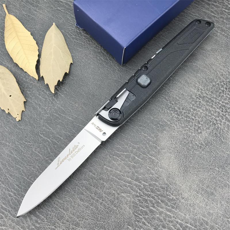 🔪Colt II Plunge Lock Folder 440C Steel Blade G10 Composite Grip Hiking Bushcraft EDC Utility Blade