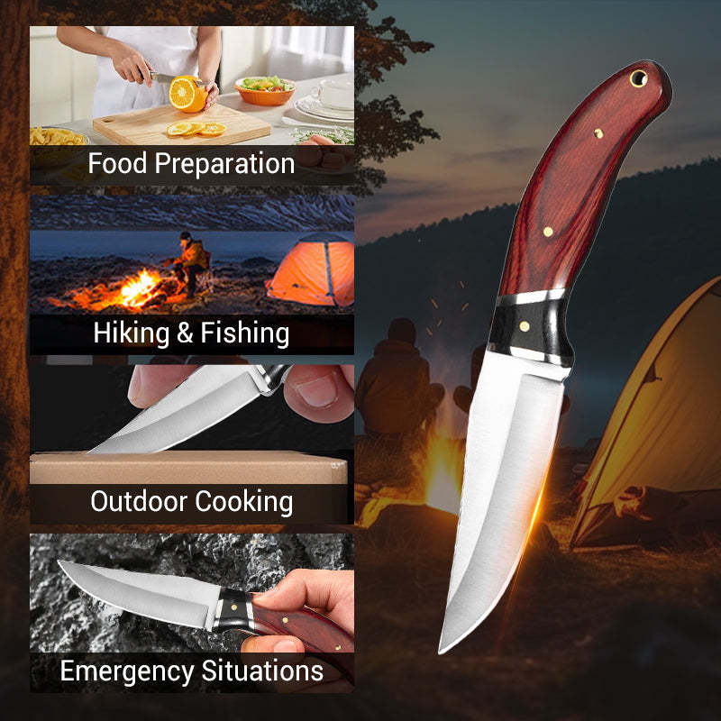 kitchen forged boning knives meat cleaver butcher household fruit knife cutter slicing small dining knives with Sheath BBQ