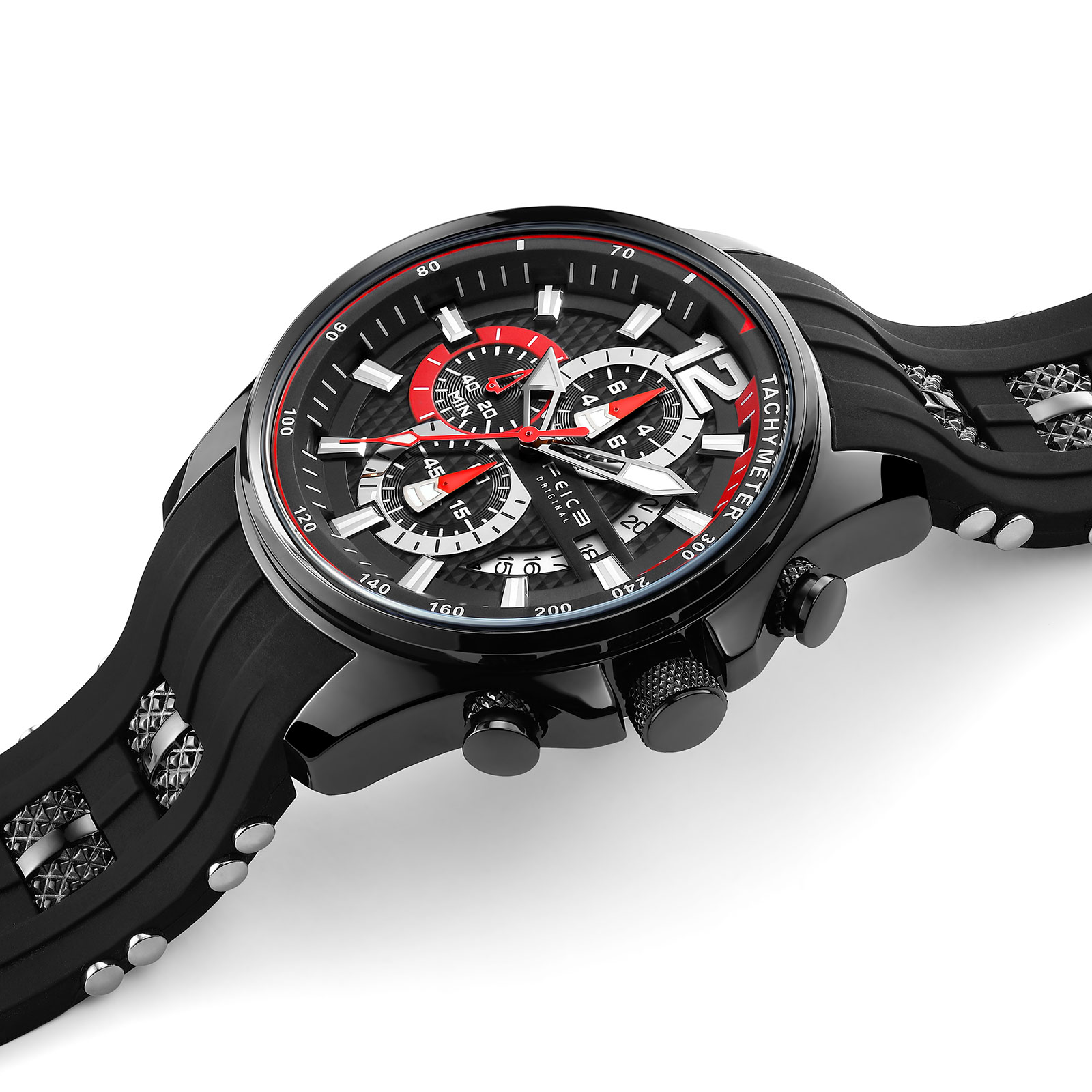 Feice Sporty Black Chronograph - FK037