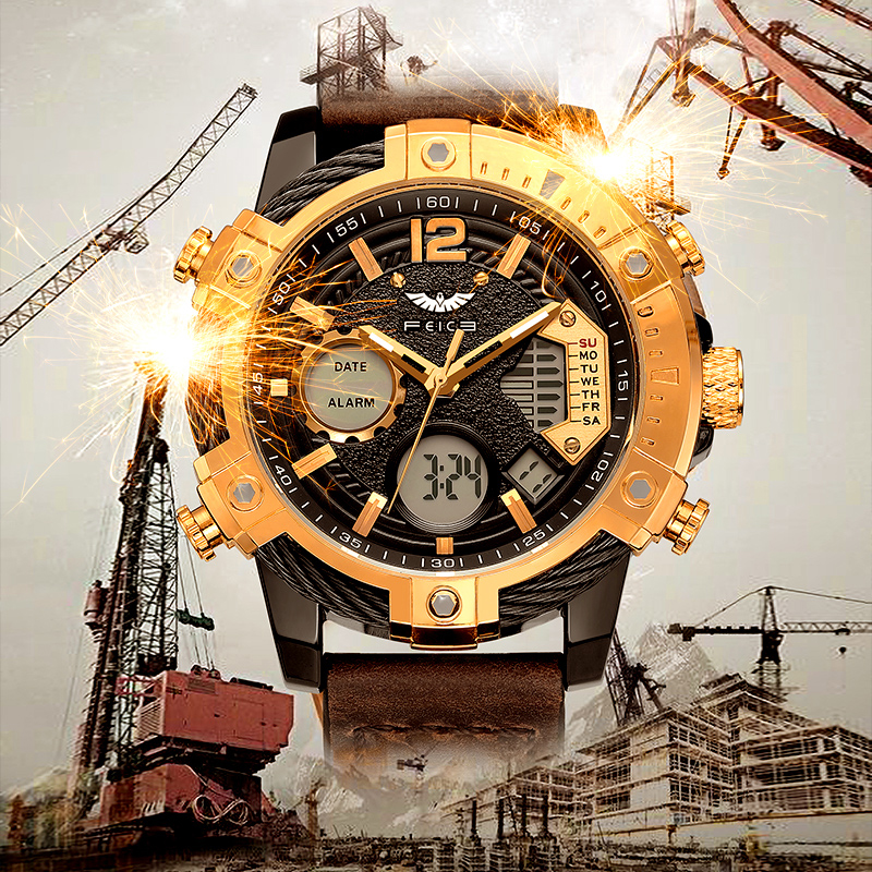 FEICE Golden Dawn Commander Watch - FK038