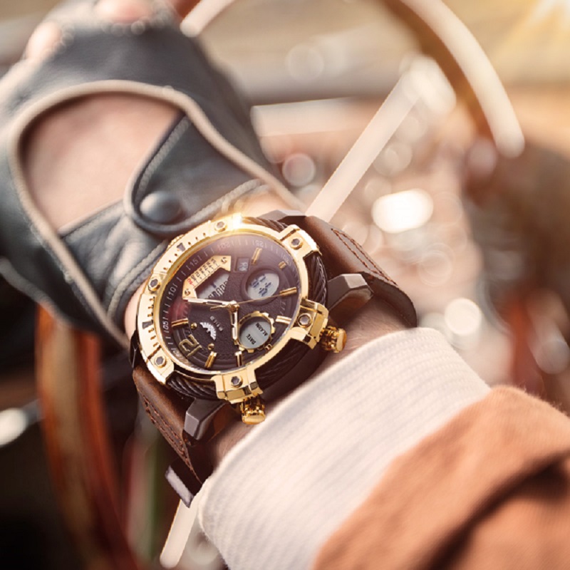 FEICE Golden Dawn Commander Watch - FK038