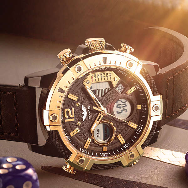 FEICE Golden Dawn Commander Watch - FK038