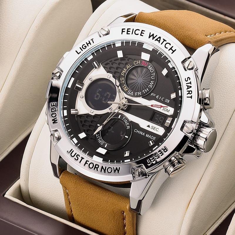 Feice Avant-Garde Dual Time Zone Traveler Watch - FK036