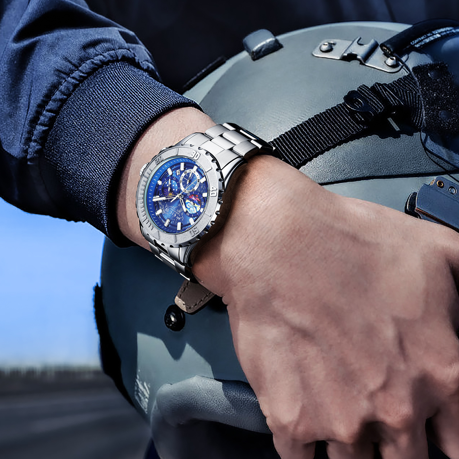 Luxury Galaxy Men's Watch - FK131 -Feice Watch