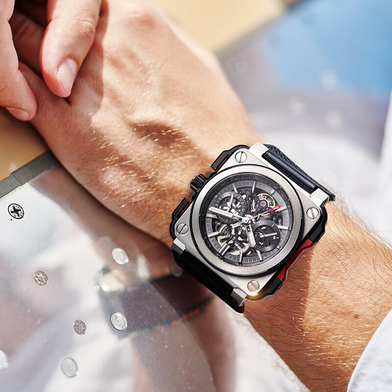 [New Arrival] Feice FM507 Men's Skeleton Mechanical Automatic Watch 10ATM Waterproof