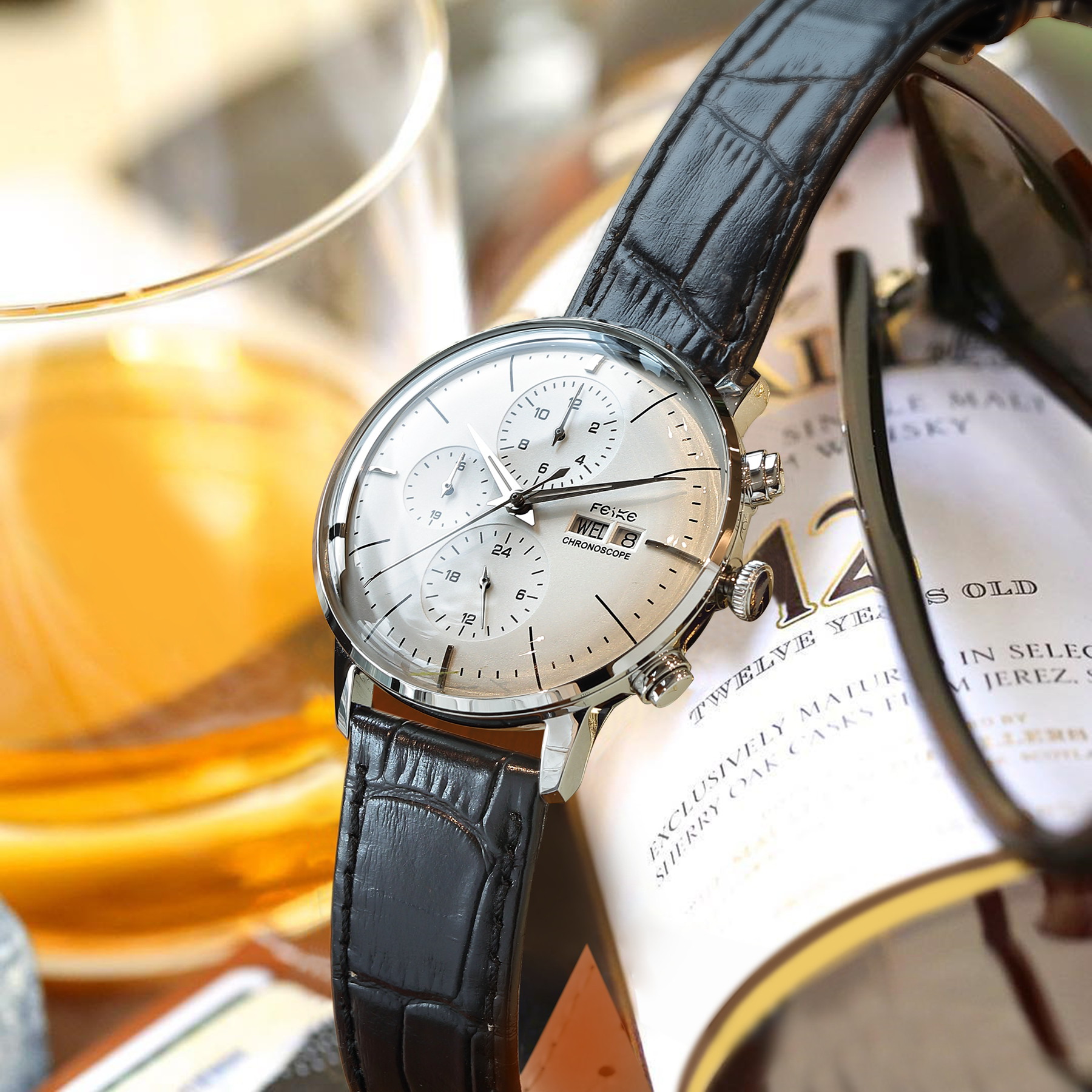 FM022 Multi Sub Dials Mechanical Dresswatch