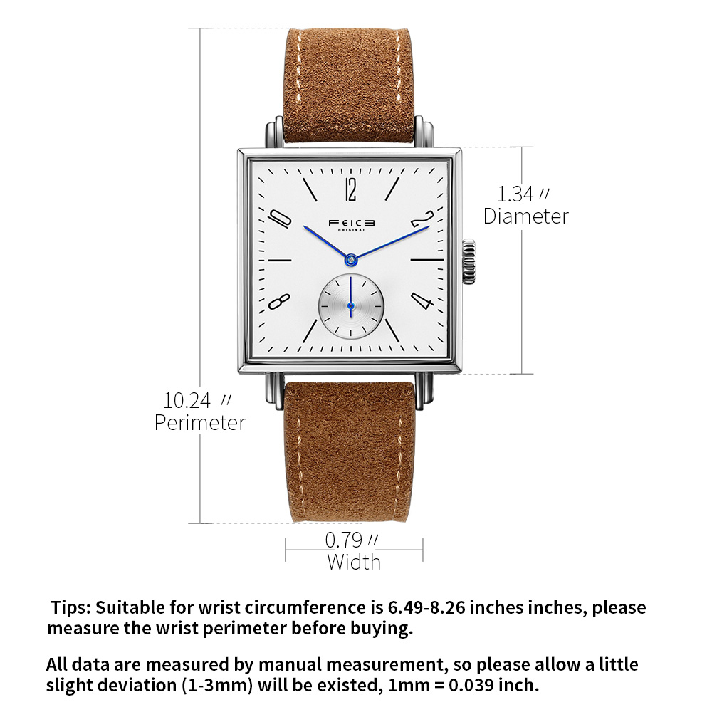 FM301 Square Automatic Watch For Men