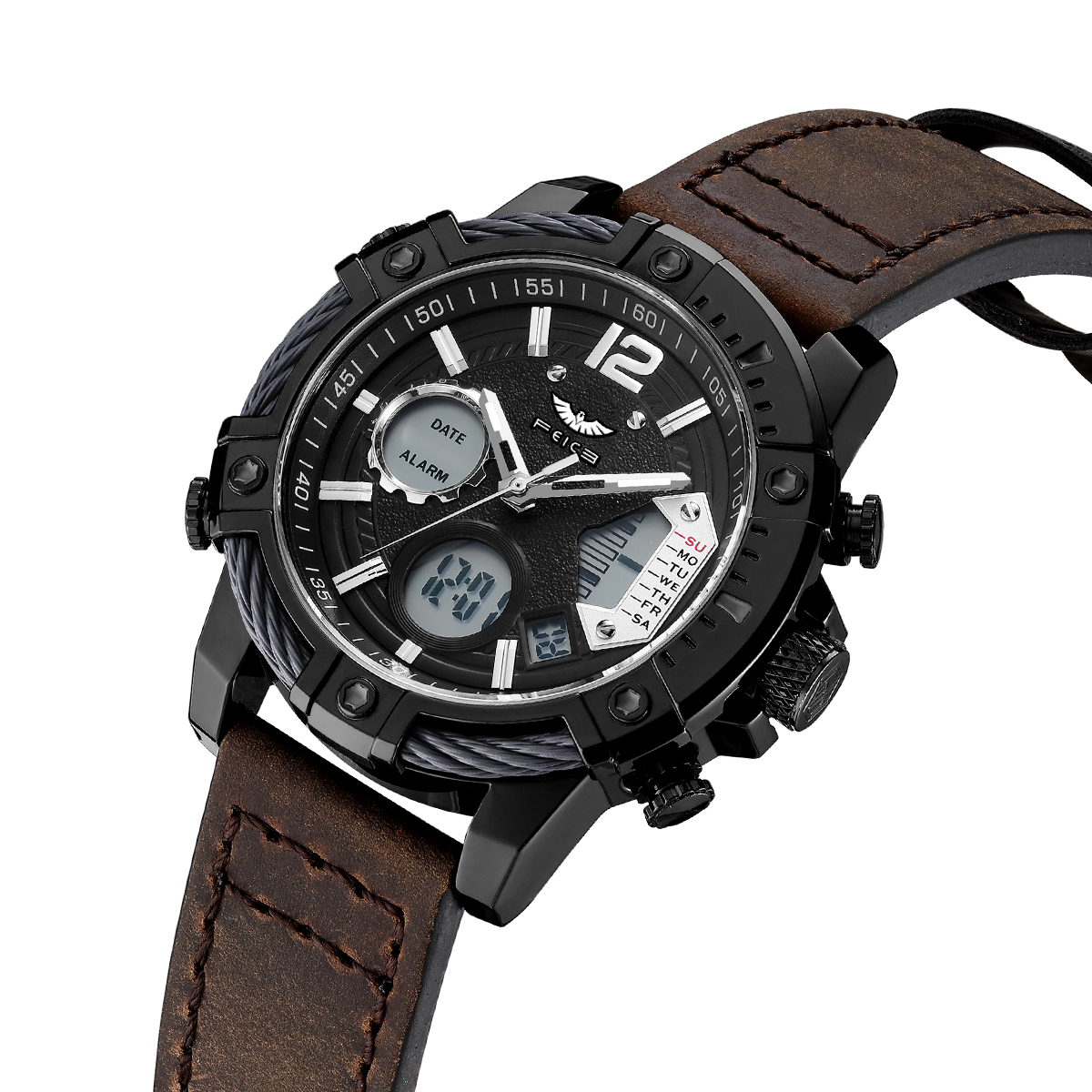 FK038 multifunctional luminescent Industrial style punk watch