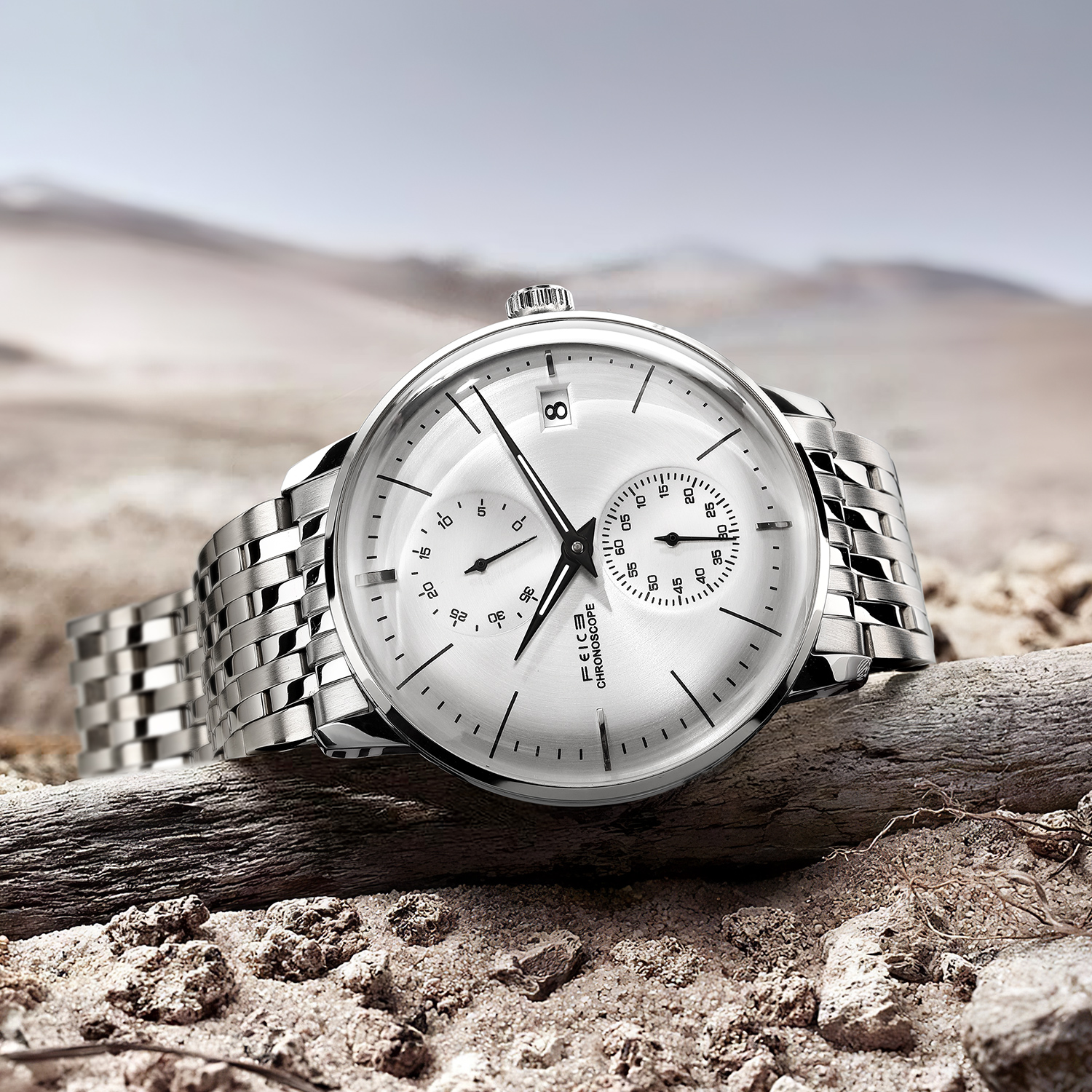 FM212 Men's Casual Dress Watch White