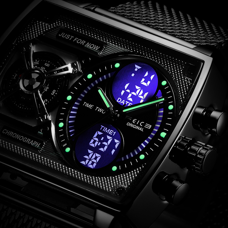 Feice Neon Matrix Dual Chronograph - FK814-Feice Watch