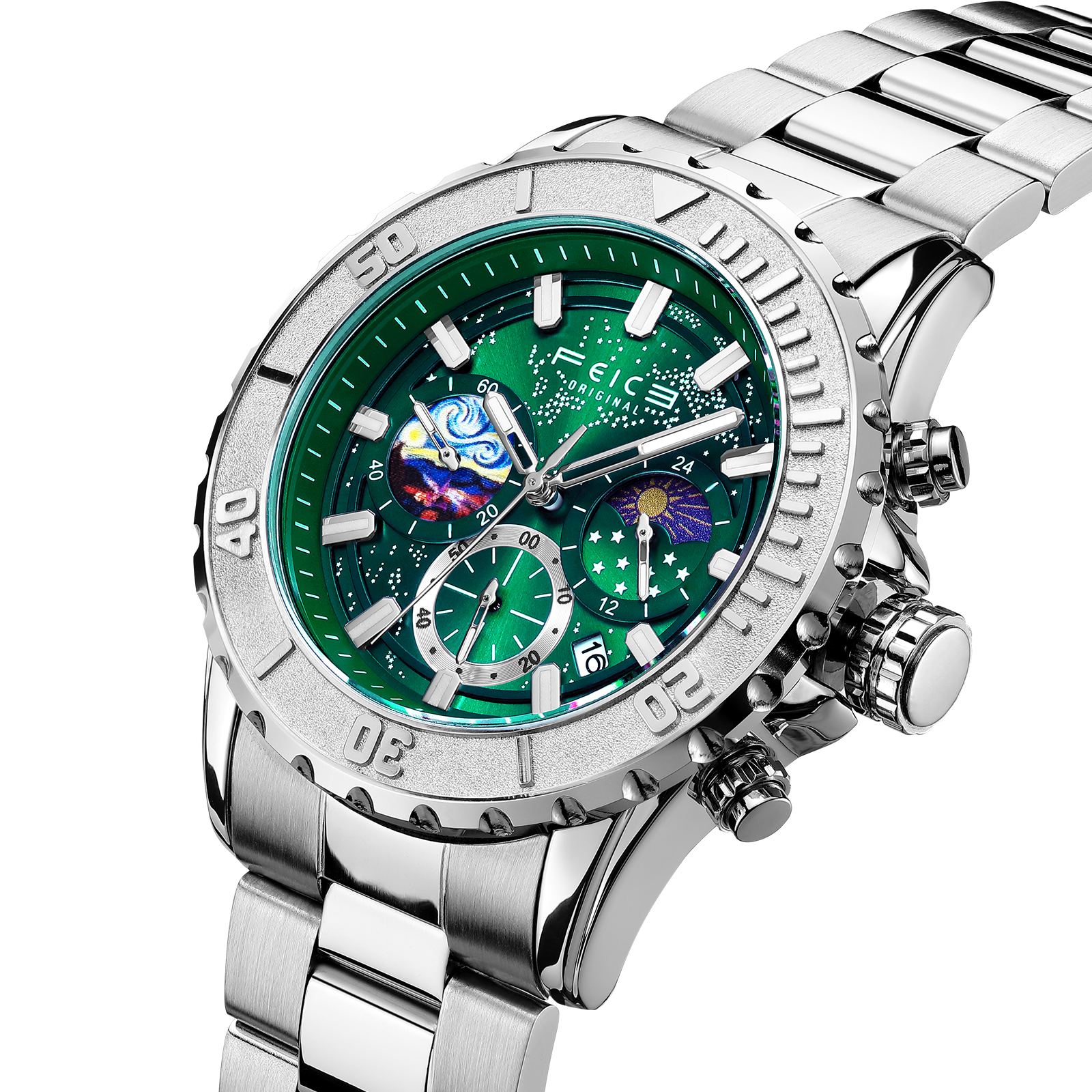 Stellar Green - FK131-Feice Watch