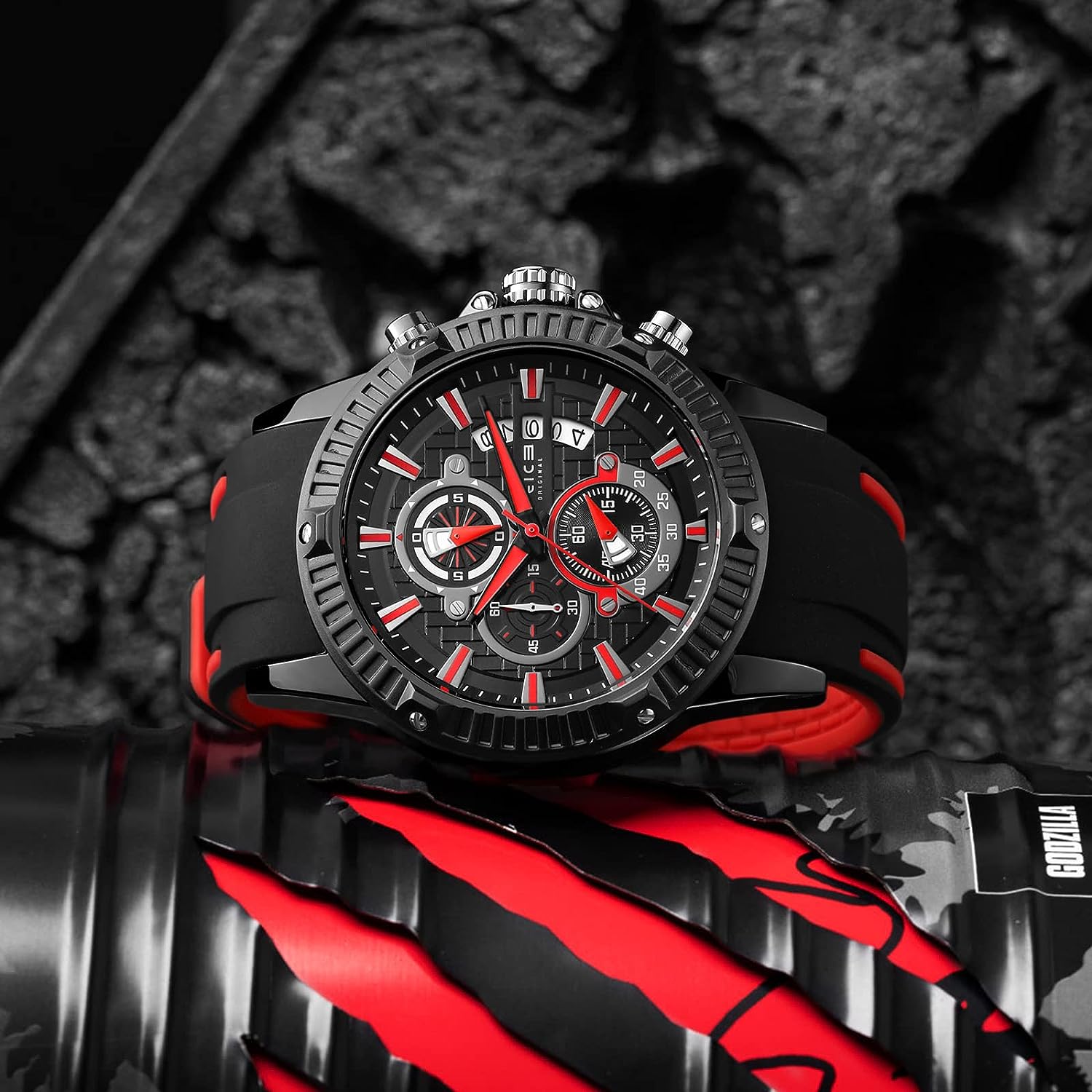 FK037 FEICE Men's Wristwatches Sport Waterproof Chronograph Analog Quartz Watch