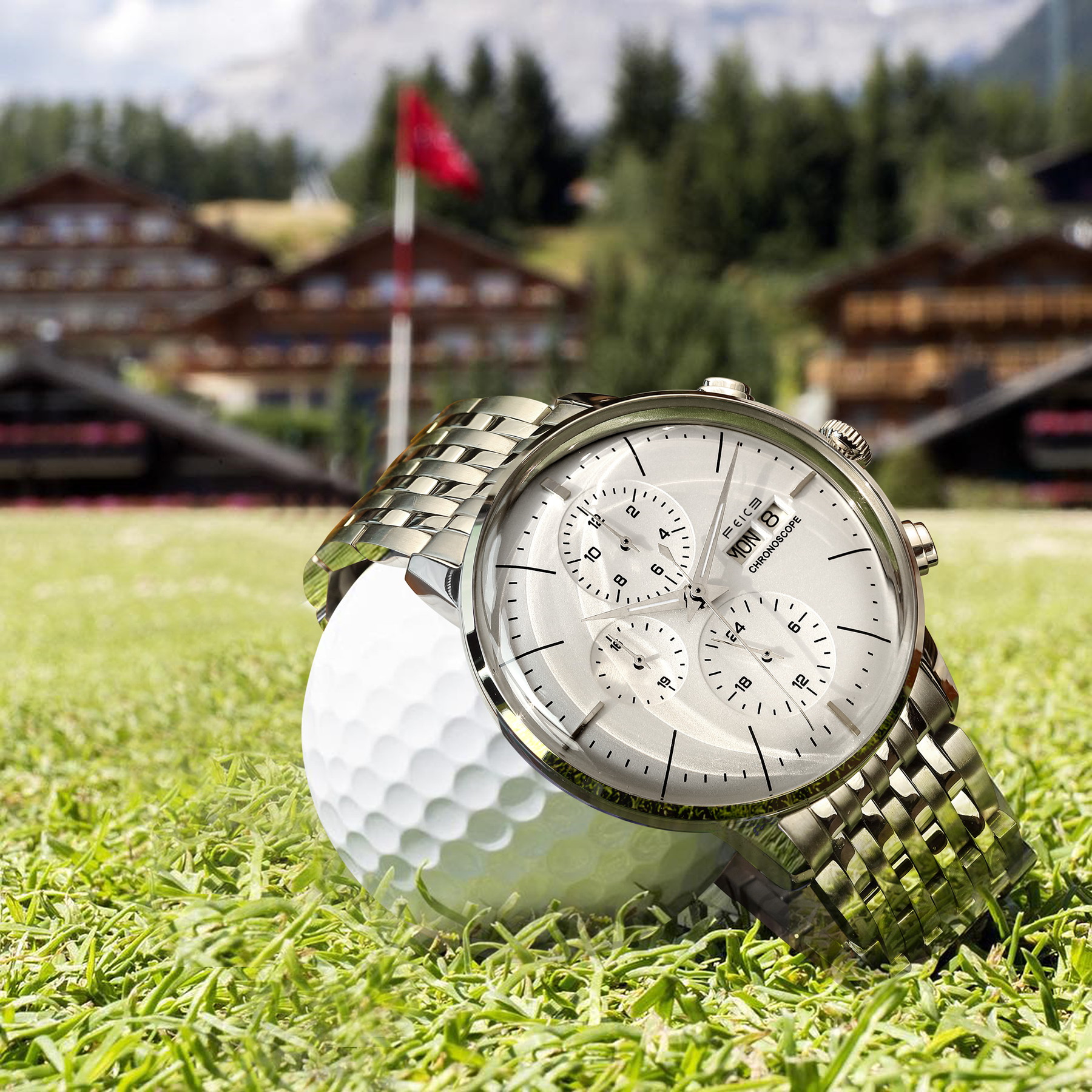 FM022 Multi Sub Dials Mechanical Dresswatch