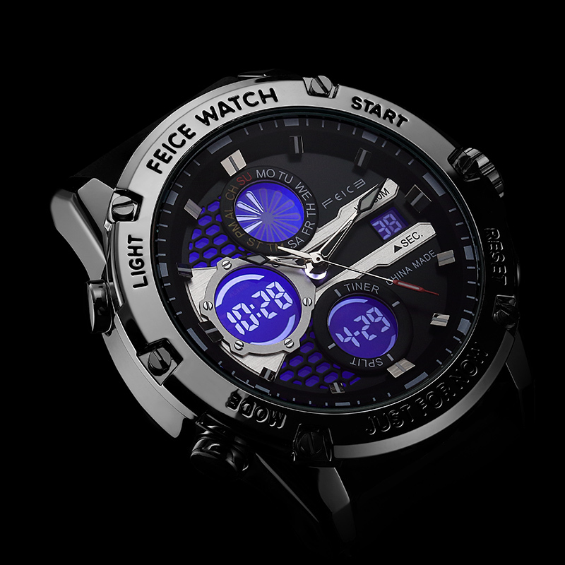 Feice Avant-Garde Dual Time Zone Traveler Watch - FK036