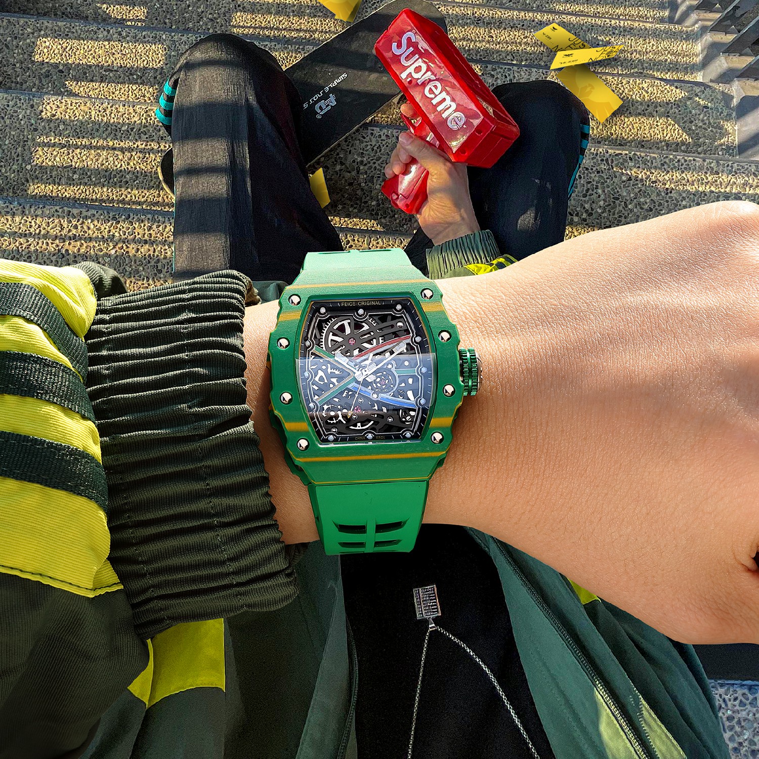 FM603 Skeleton Luxury Waterproof Watch (Limited Edition)