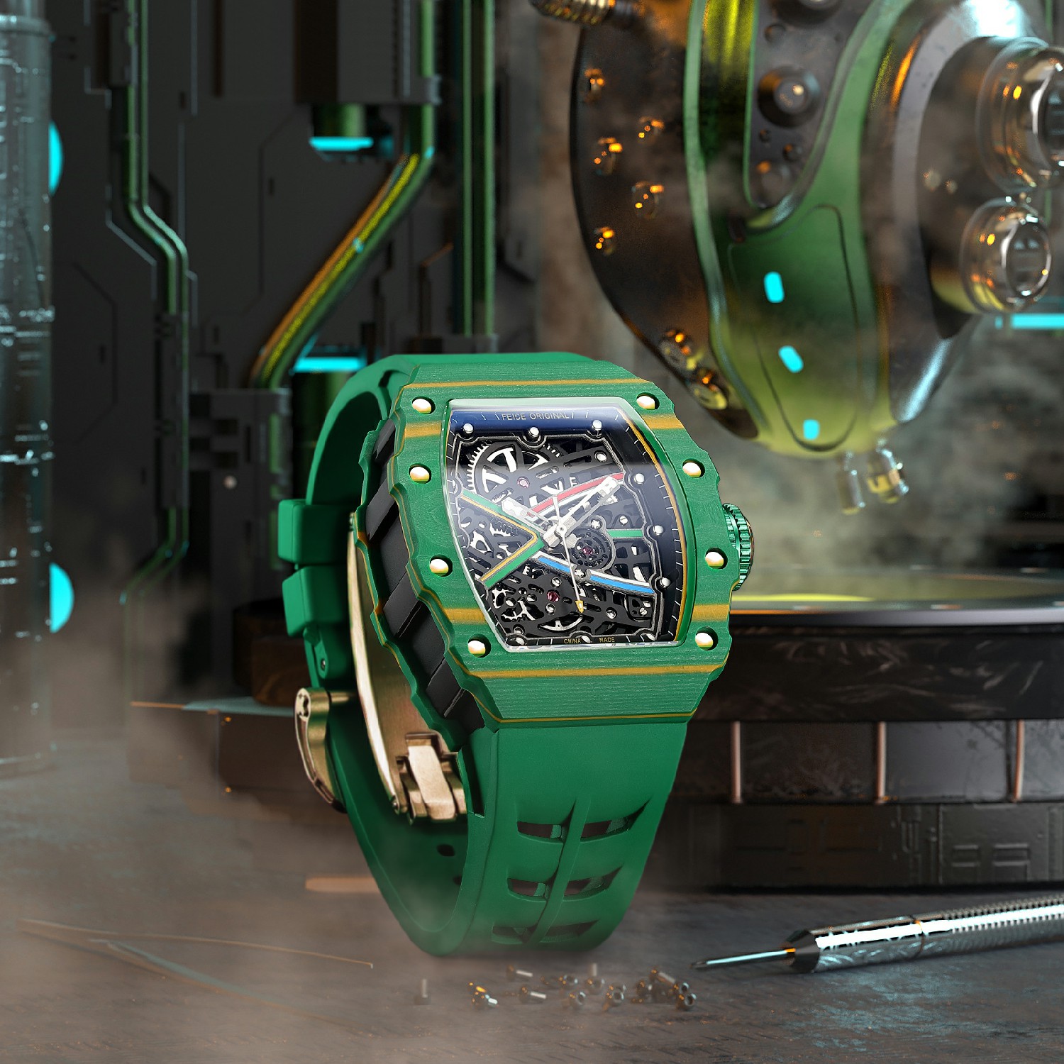 FM603 Skeleton Luxury Waterproof Watch (Limited Edition)