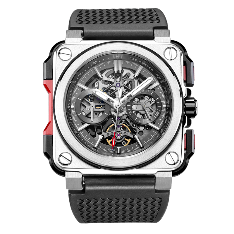 [New Arrival] Feice FM507 Men's Skeleton Mechanical Automatic Watch 10ATM Waterproof