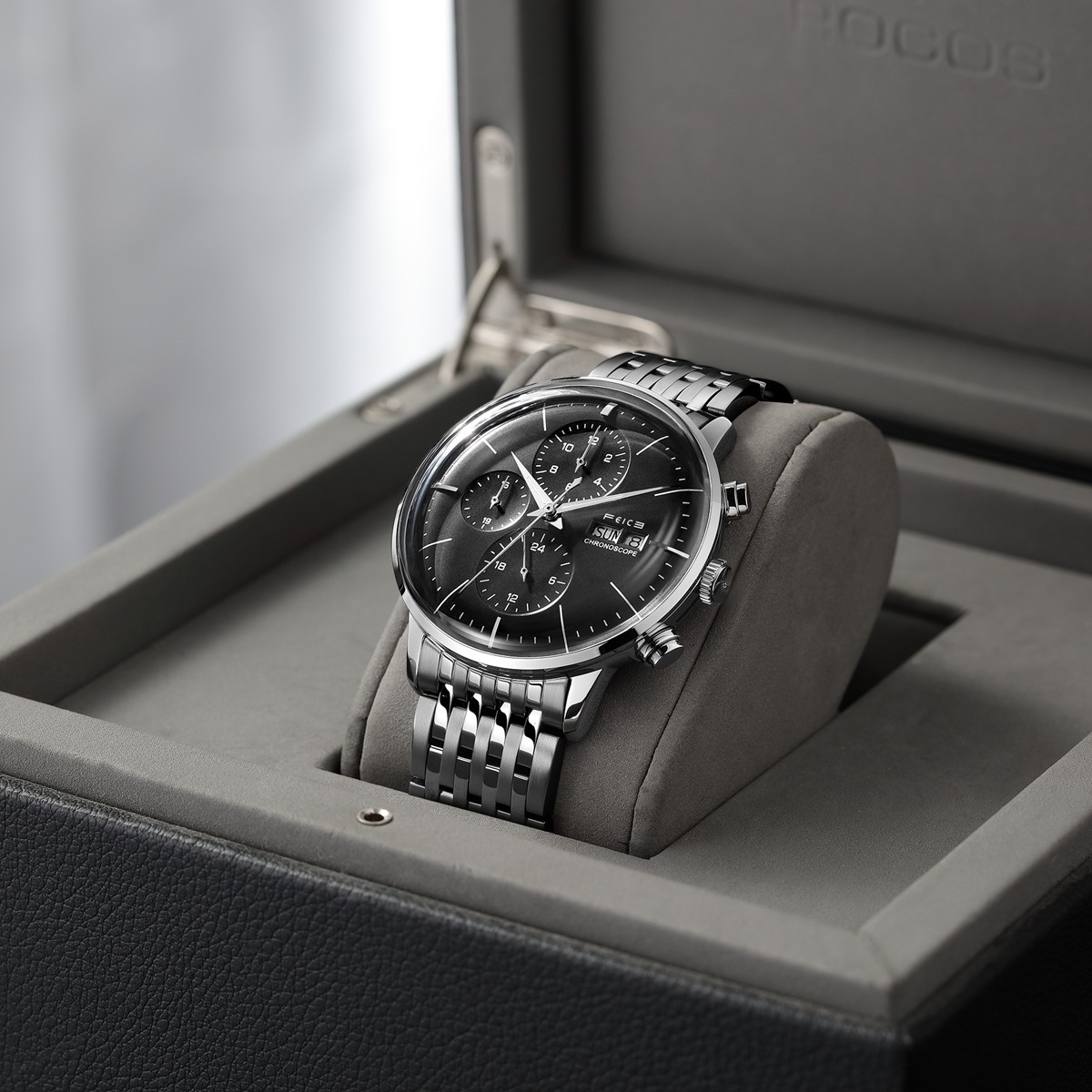 FM022 Multi Sub Dials Mechanical Dresswatch