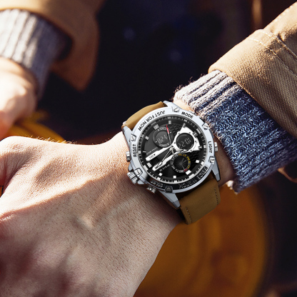 Feice Avant-Garde Dual Time Zone Traveler Watch - FK036