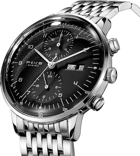 FM121 Mechanical Bauhaus Watch Black